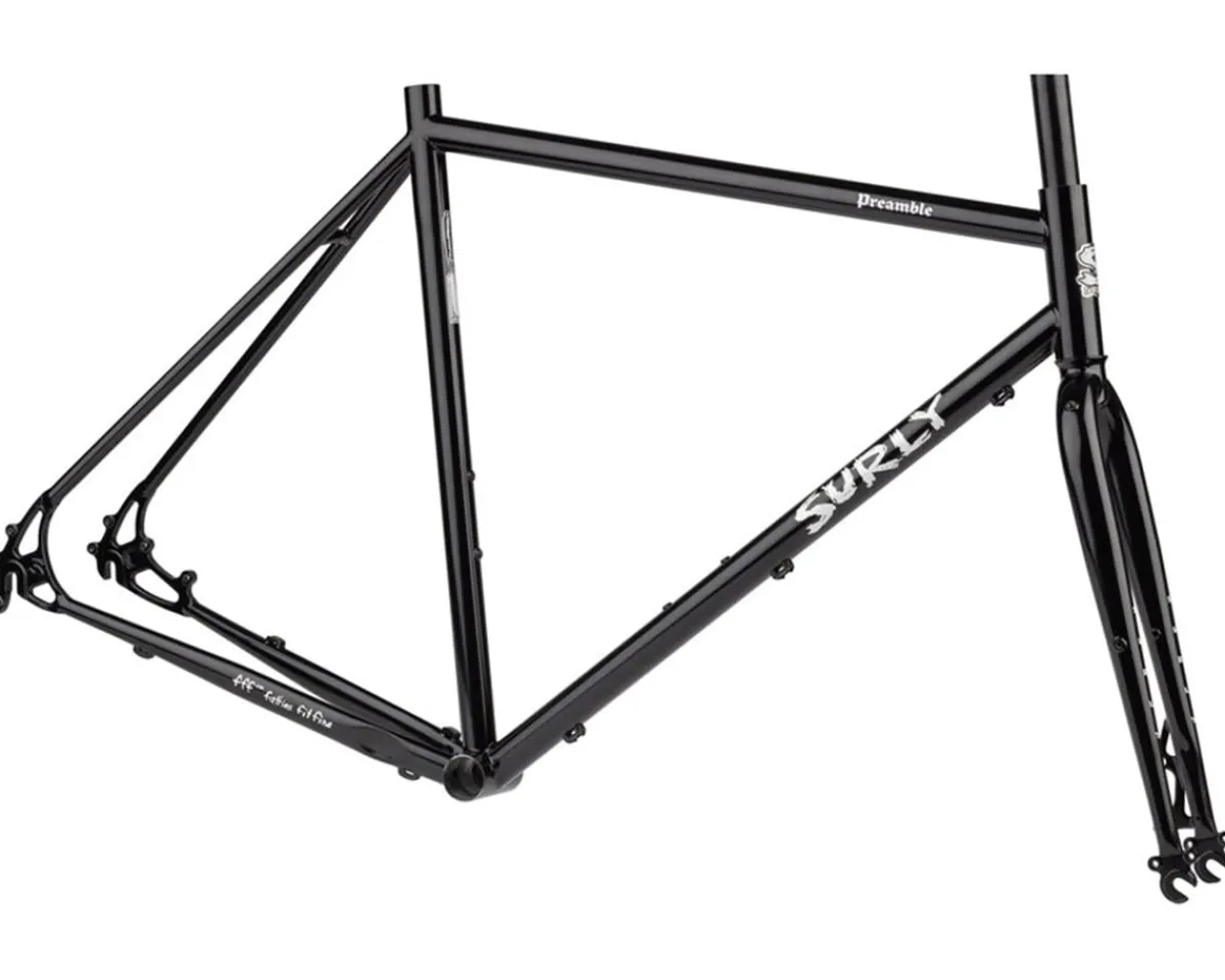 Surly Frames|Gravel Bikes|Preamble Frameset (Black) (700c) (M)