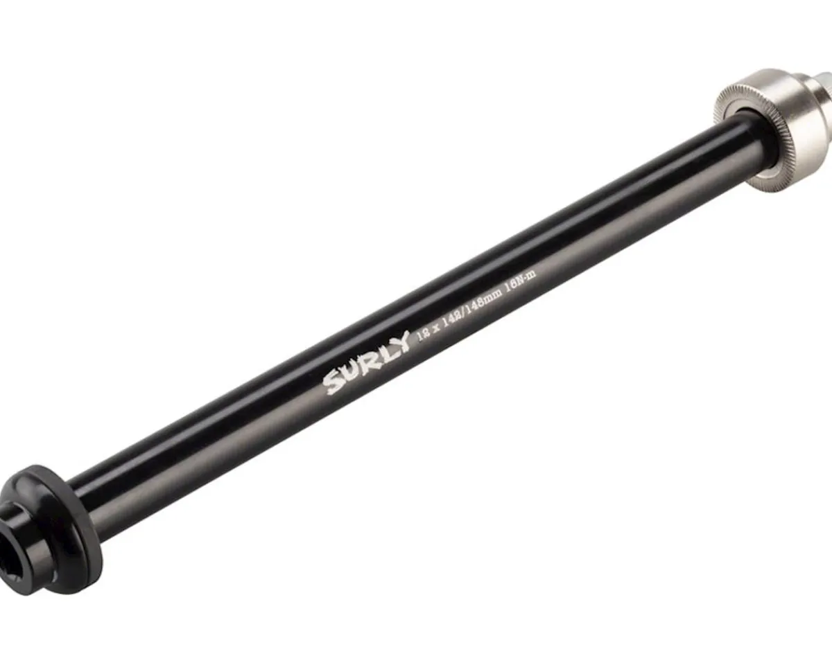 Surly Wheels & Parts|Rear Thru-Axle (Black) (12 x 142/148mm) (Chromoly)