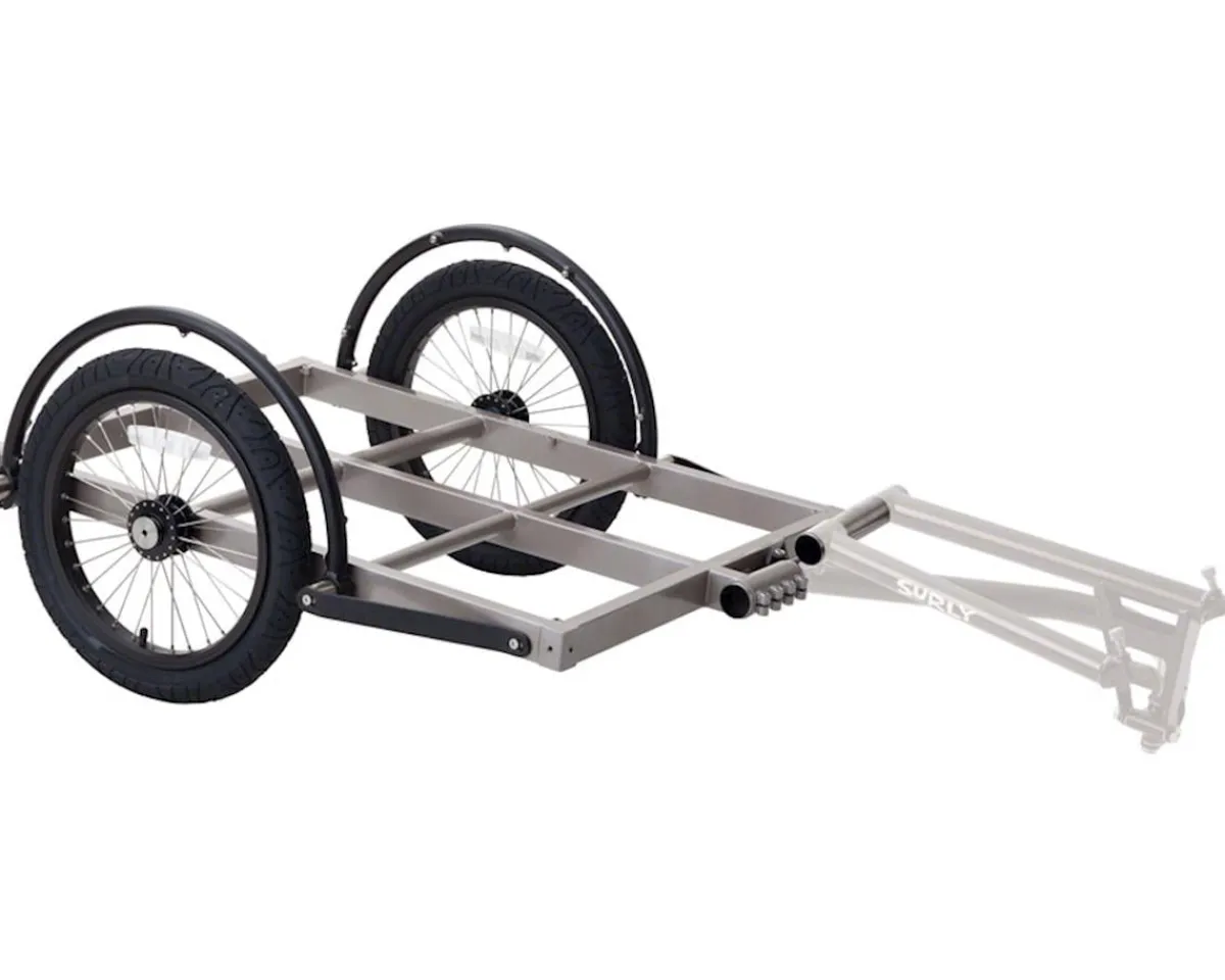 Surly Racks, Fenders, & Trailers|Ted Trailer (Grey) (Short Bed) (16" Wheels)