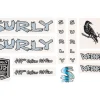 Surly Frame Protection & Decals|Wednesday Decal Set (Light Blue)
