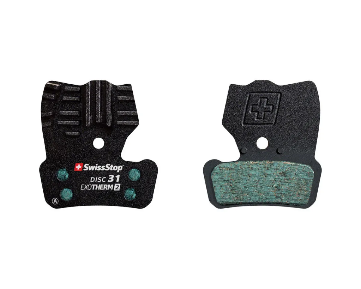 SwissStop Brakes|EXOTherm 2 Disc Brake Pads (SRAM Guide/Avid Trail) (Metallic) (Pair)
