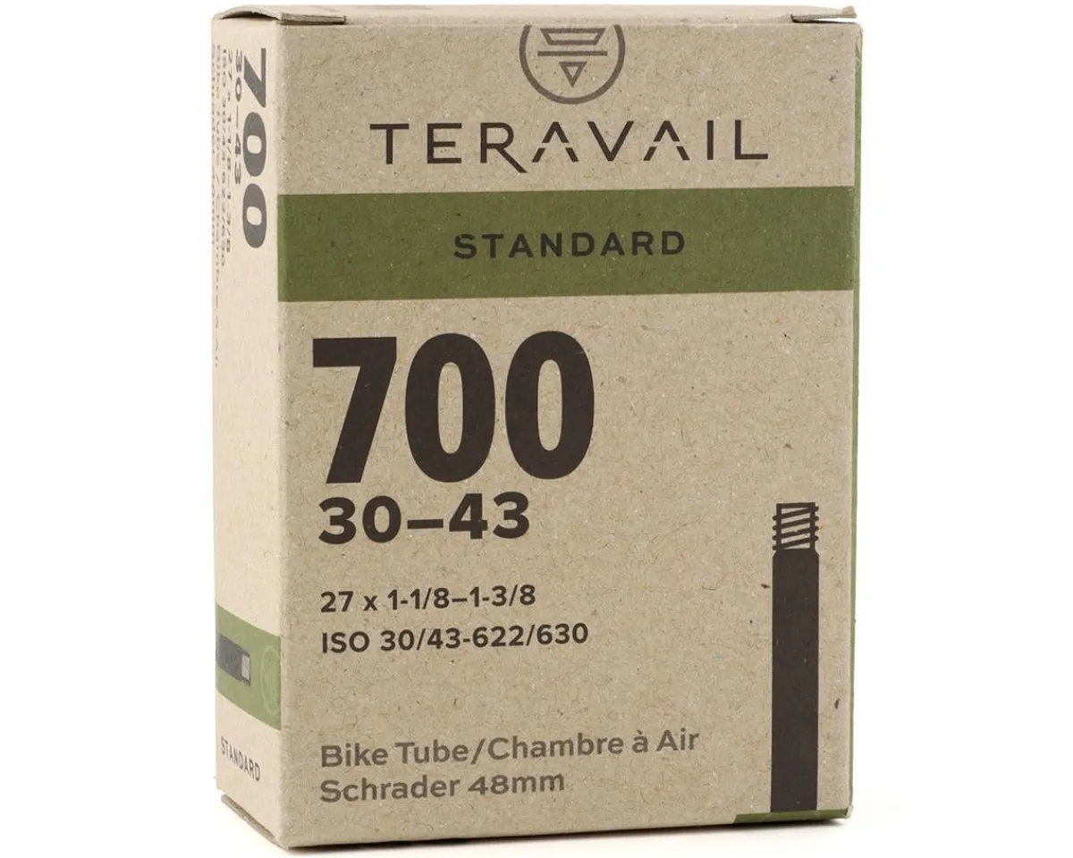 Teravail Tubes|700c Inner Tube (Schrader) (30 - 43mm) (48mm)