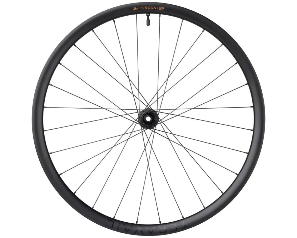Teravail Wheels & Parts|Circos Carbon Gravel Wheel (Matte Black) (Shimano HG 11/12) (Rear) (12 x 142mm) (700c) (Centerlock) (Tubeless)