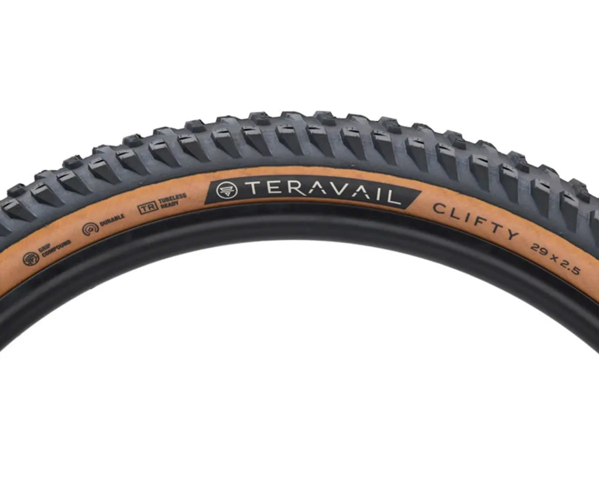 Teravail Tires|Clifty Tubeless All-Mountain Tire (Tan Wall) (29") (2.5") (Grip/Durable)