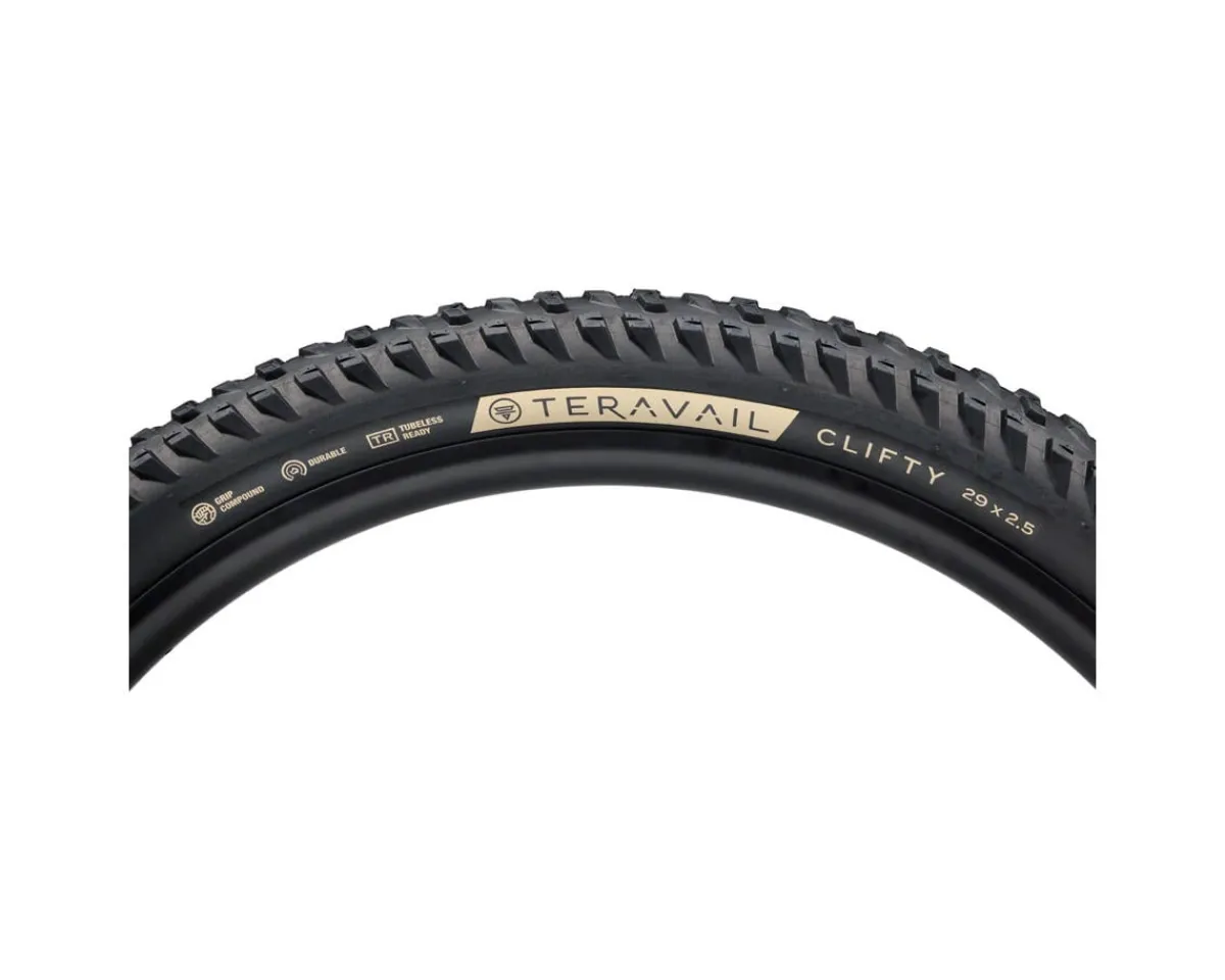 Teravail Tires|Clifty Tubeless All-Mountain Tire (Black) (29") (2.5") (Grip/Durable)