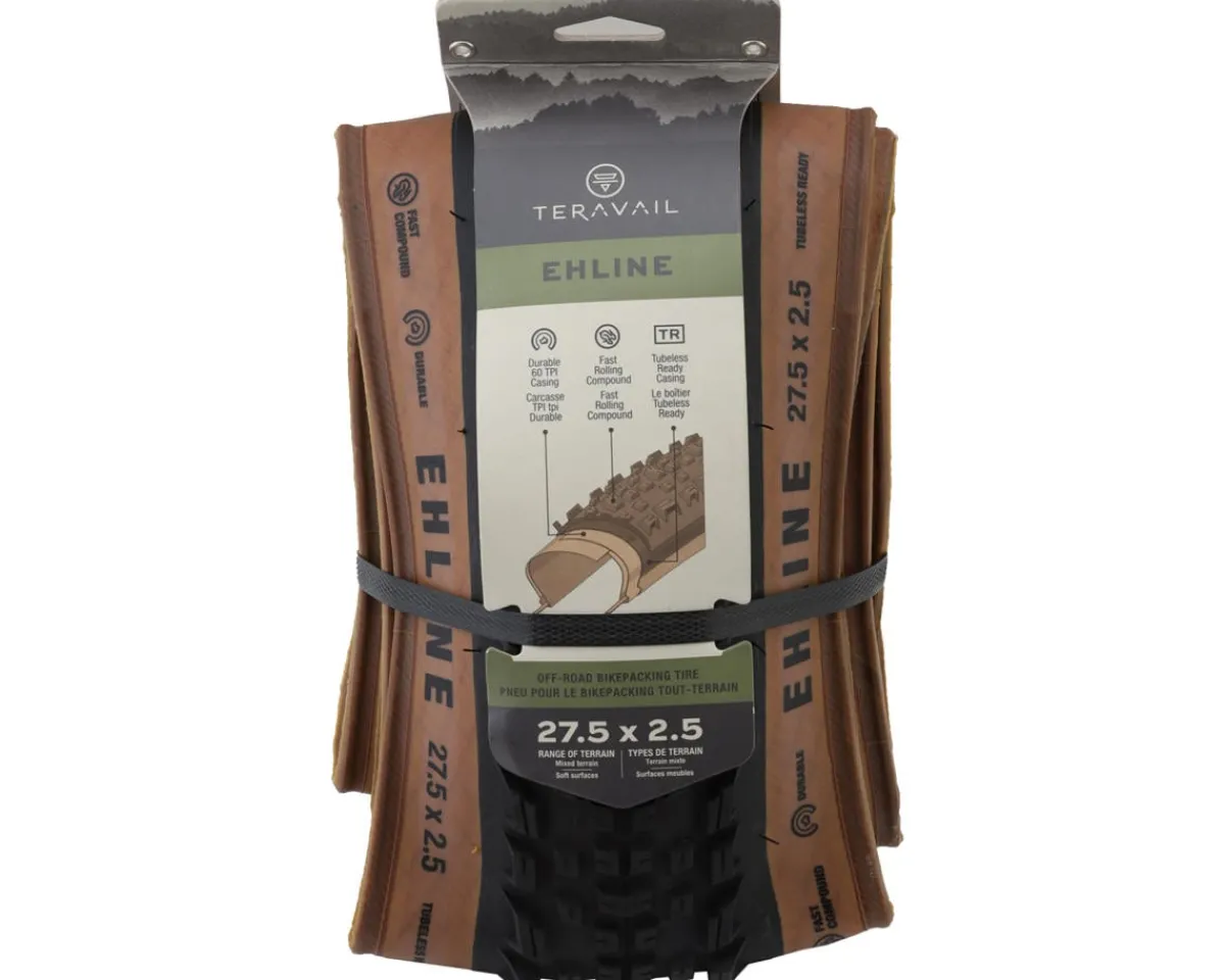 Teravail Tires|Ehline Gen 2 Tubeless Mountain Tire (Tan Wall) (27.5") (2.5") (Fast/Durable) (Folding)