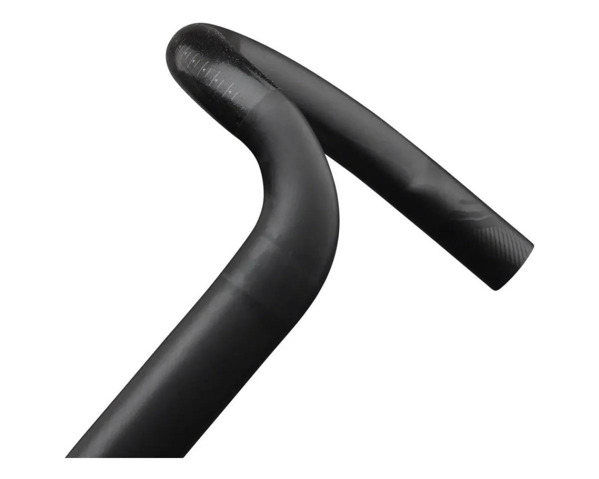 Teravail Handlebars|Feldspar Carbon Drop Handlebar (Black) (40cm) (31.8mm Clamp)