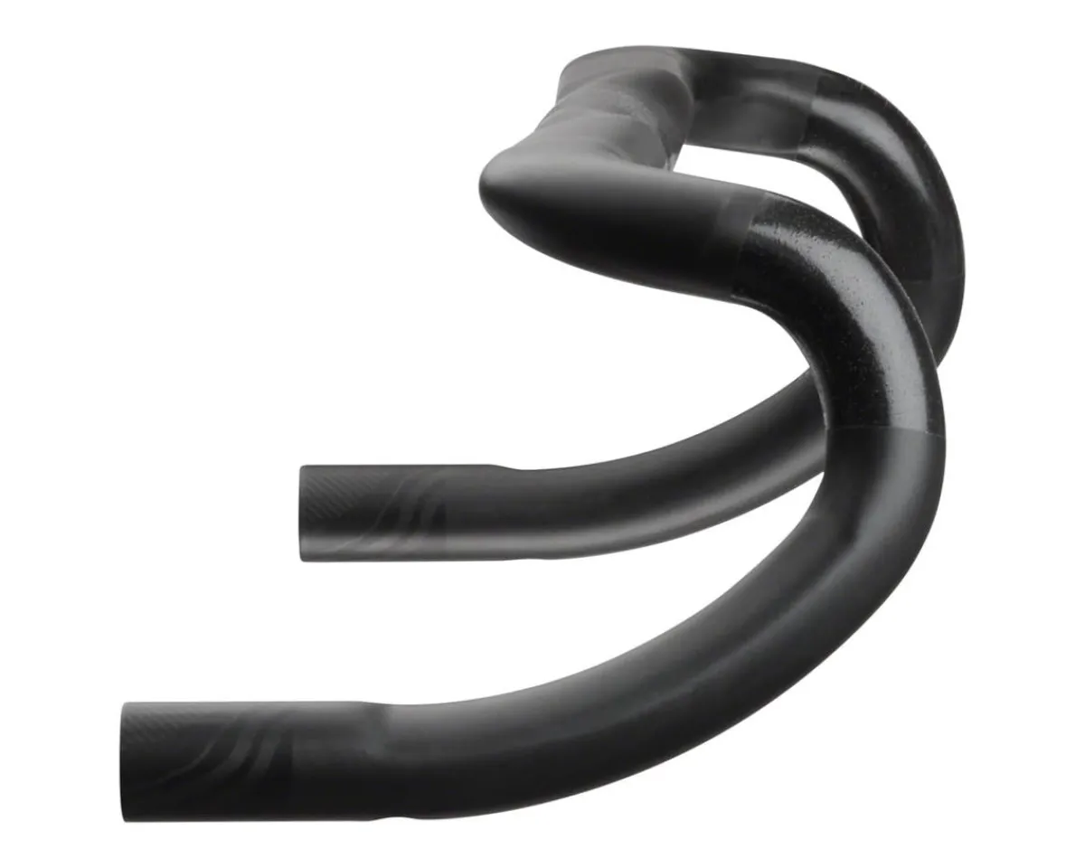Teravail Handlebars|Feldspar Carbon Drop Handlebar (Black) (40cm) (31.8mm Clamp)