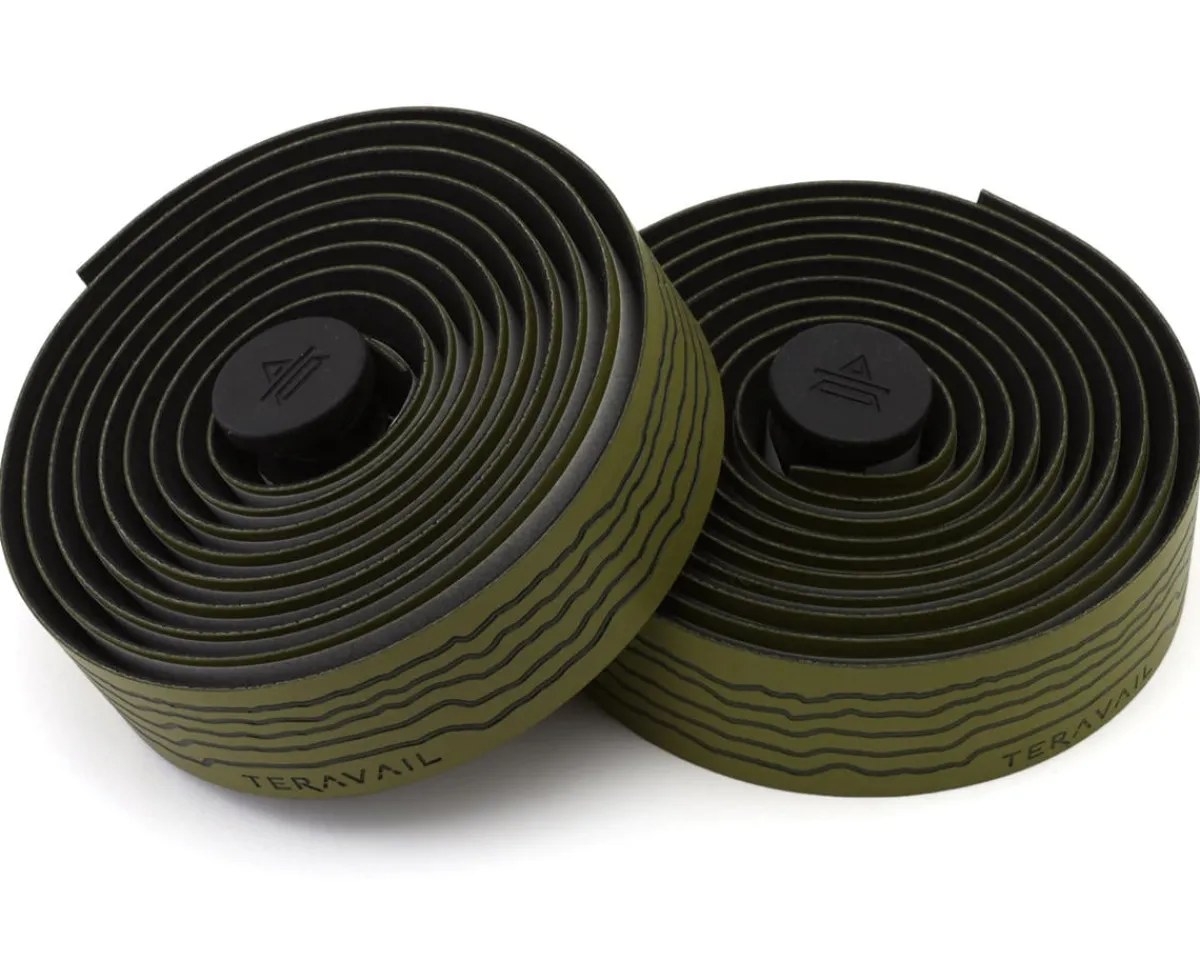 Teravail Grips & Handlebar Tape|Radia Bar Tape (Olive Green) (2.5mm Thick | 200cm Long)