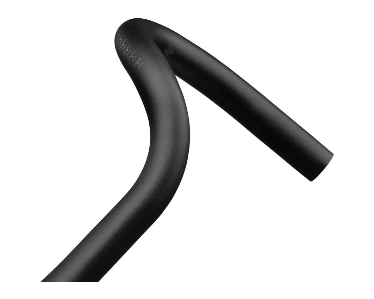 Teravail Handlebars|Radia 24 Drop Handlebar (Black) (Aluminum) (38cm) (31.8mm Clamp)