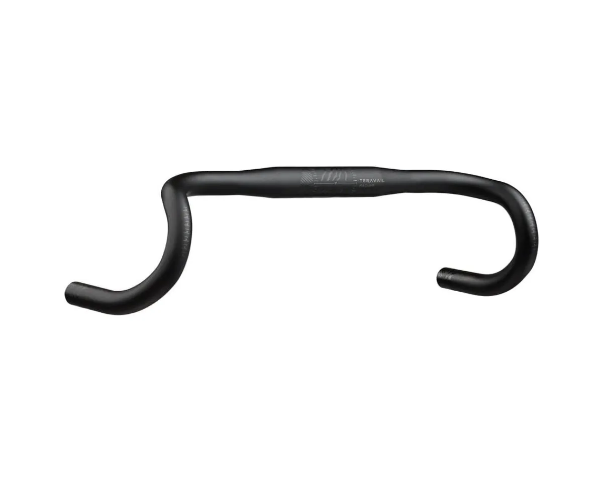 Teravail Handlebars|Radia 12 SE Drop Handlebar (Black) (Aluminum) (38cm) (31.8mm Clamp)