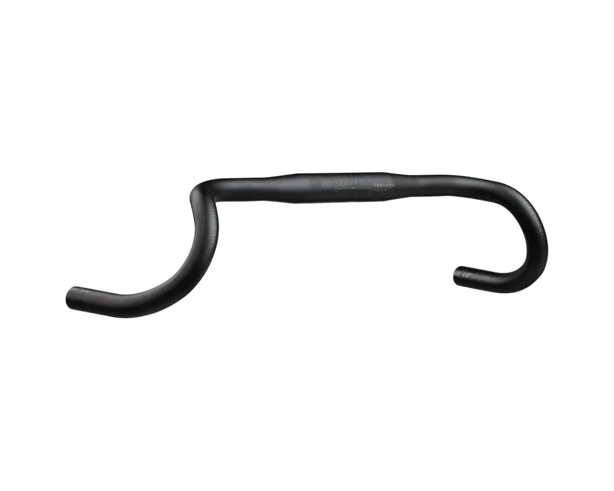 Teravail Handlebars|Radia 24 SE Drop Handlebar (Black) (Aluminum) (38cm) (31.8mm Clamp)
