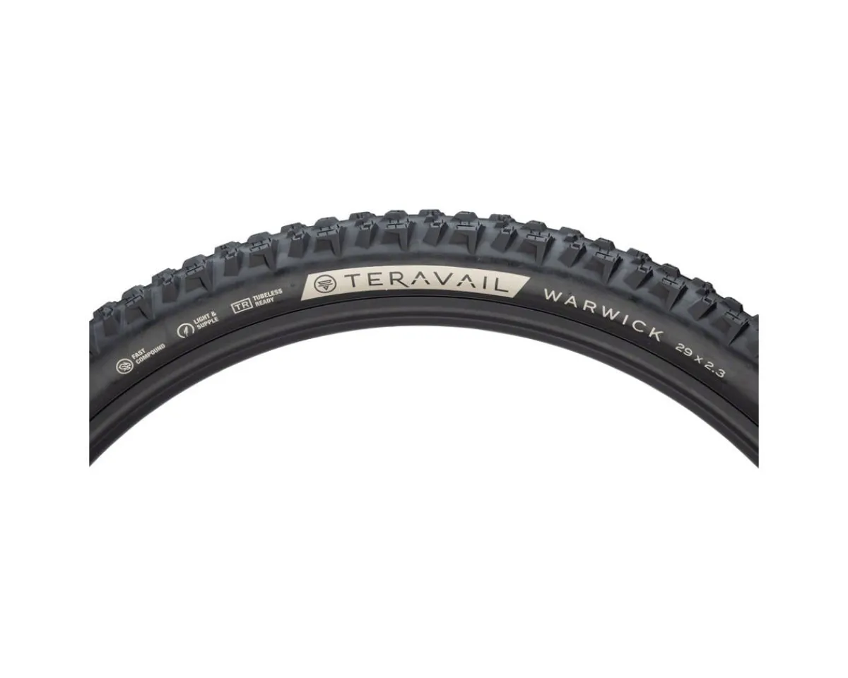 Teravail Tires|Warwick Tubeless Mountain Tire (Black) (29") (2.3") (Fast/Light & Supple)