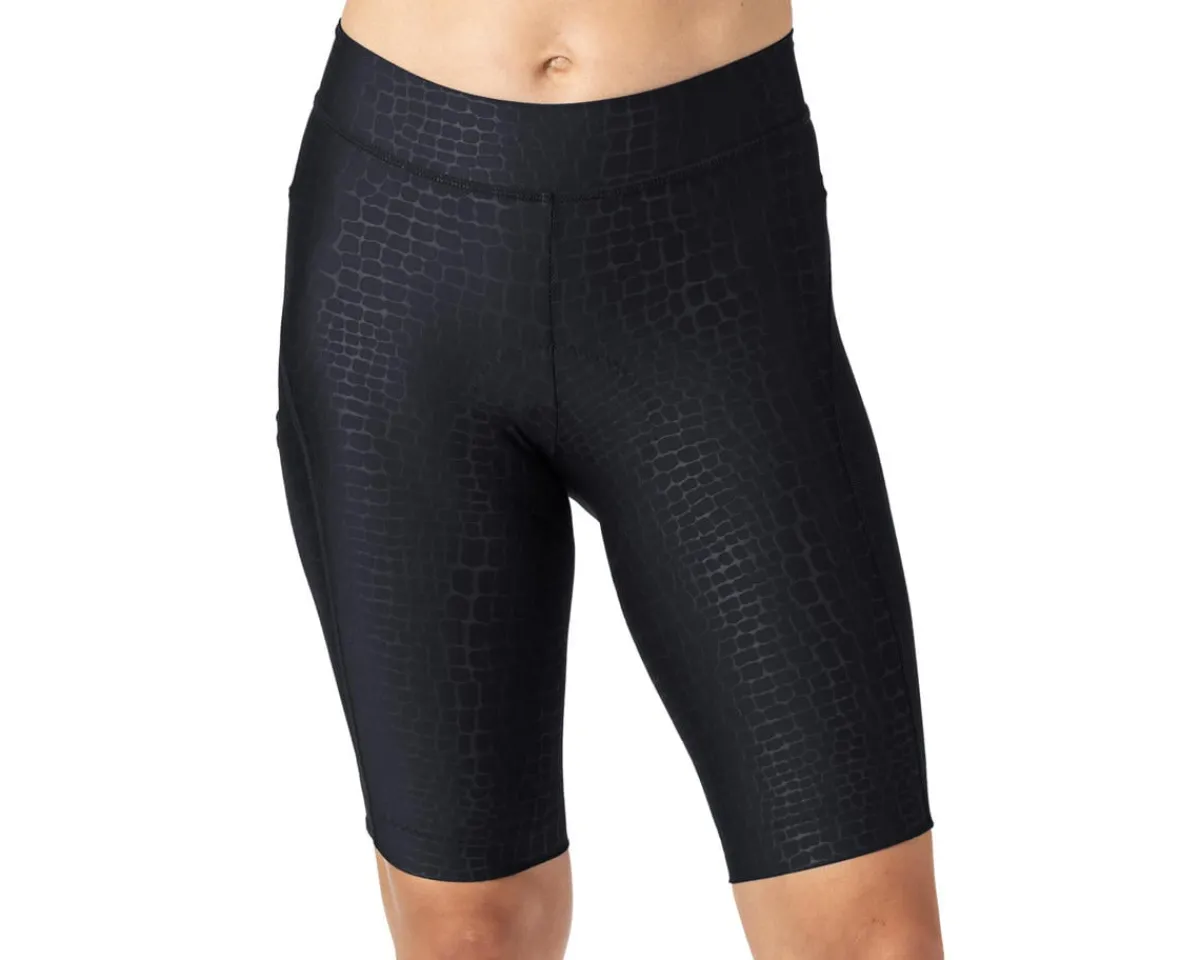 Terry Women'S|Shorts & Bibs|Bike Bermuda LTD Shorts (Black/Crocodile) (L)