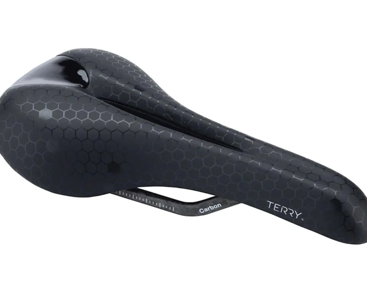 Terry Saddles & Seats|Fly Carbon Men's Saddle (Black) (Carbon Rails) (140mm)