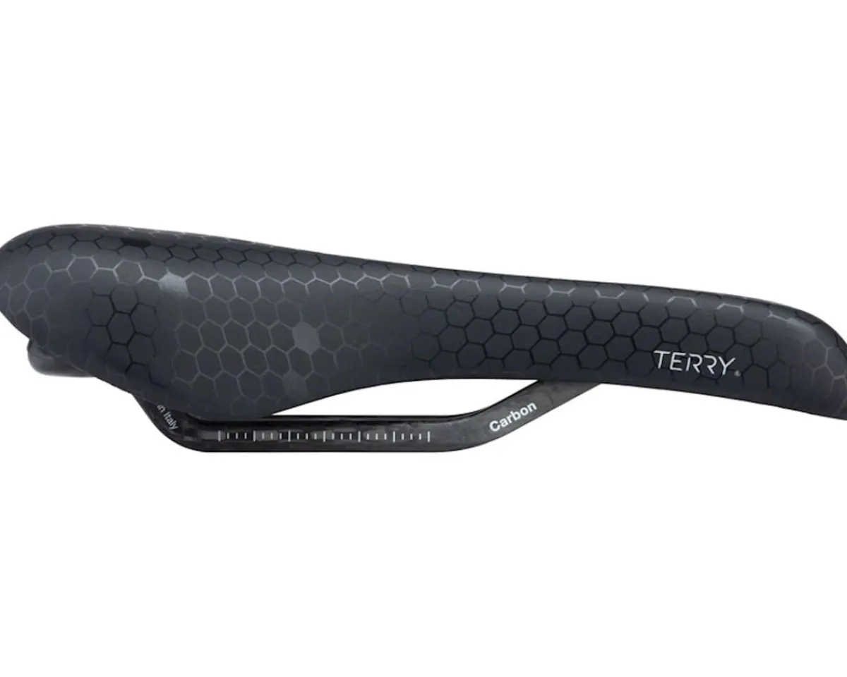 Terry Saddles & Seats|Fly Carbon Men's Saddle (Black) (Carbon Rails) (140mm)