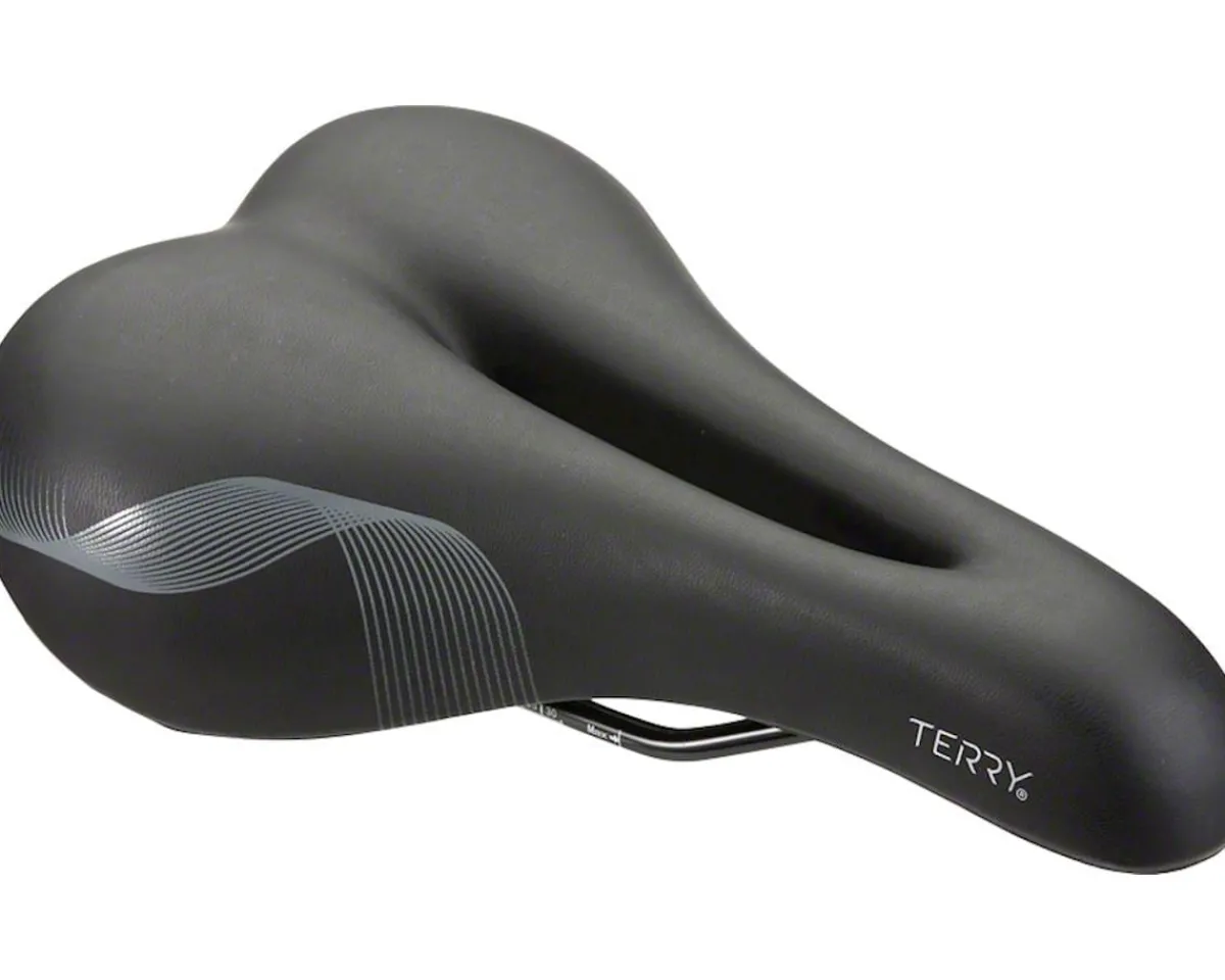 Terry Saddles & Seats|Holiday Shopping|Men's Cite Y Gel Saddle (Black) (173mm) (Steel Rails)