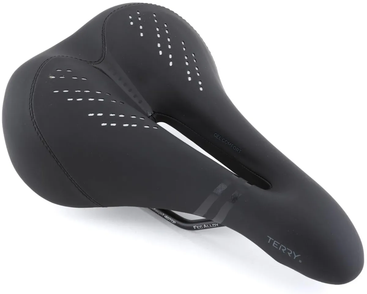 Terry Saddles & Seats|Holiday Shopping|Men's Liberator Y Gel Italia Saddle (Black) (Steel Rails) (173mm)