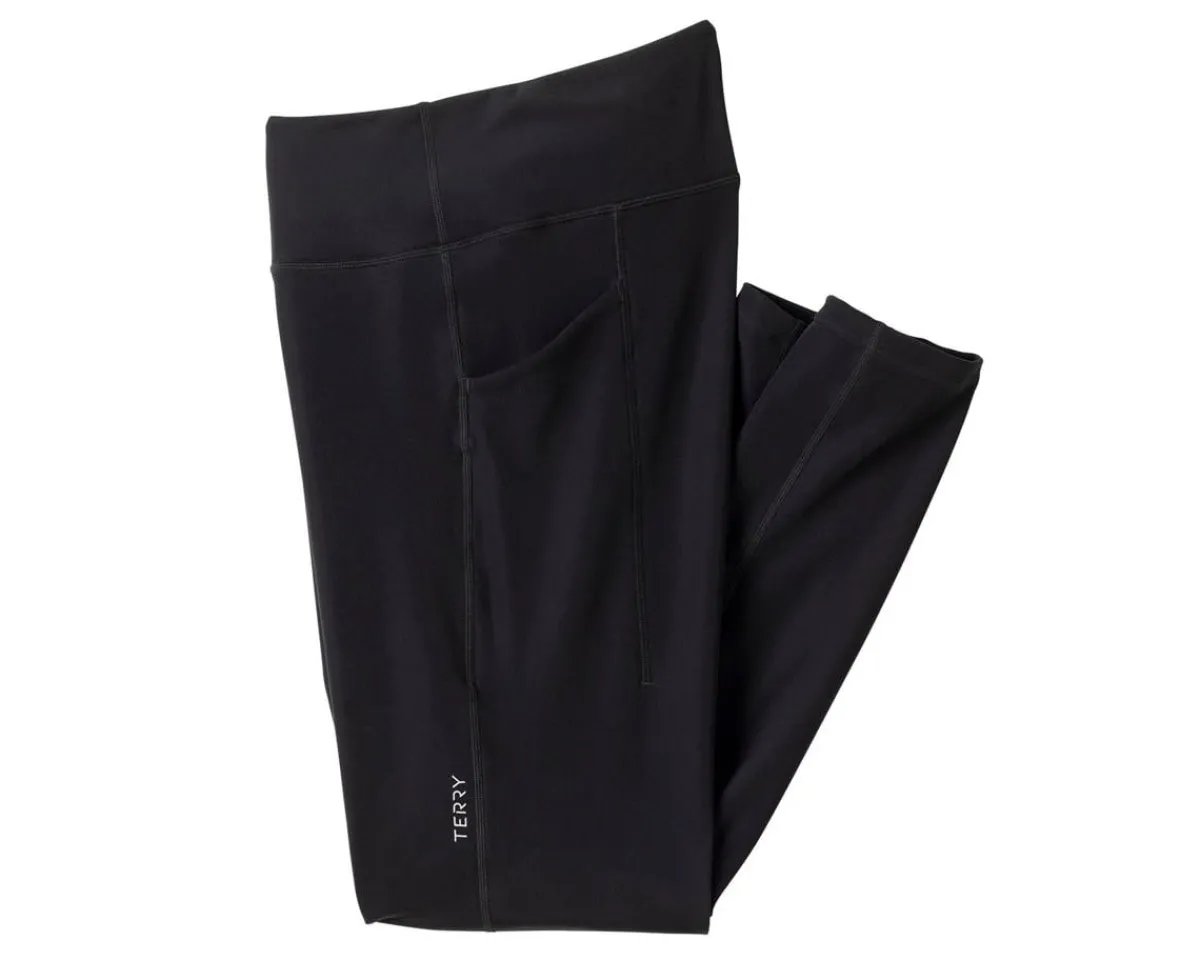 Terry Clothing Sale|Women'S|Pad-less Hi-Rise Tights (Black) (S) (No Chamois)