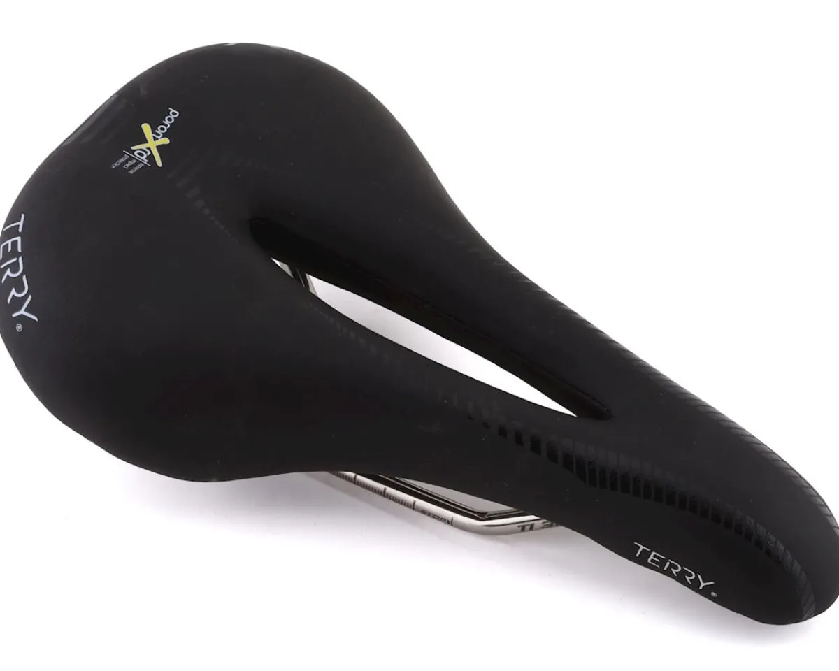 Terry Saddles & Seats|Women's Butterfly Century Saddle (Black) (Titanium Rails) (152mm)