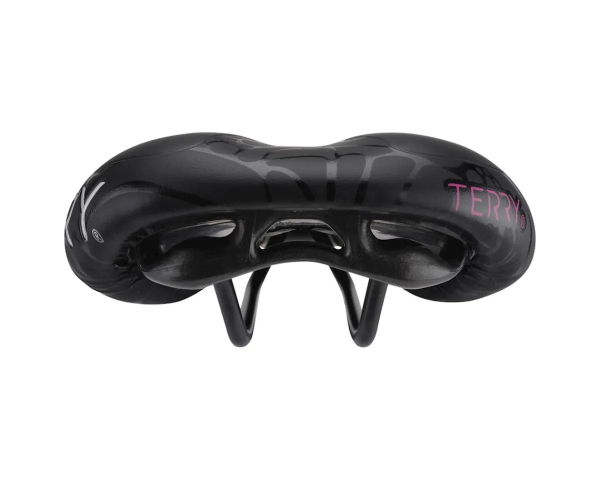 Terry Saddles & Seats|Women's Butterfly Chromoly Gel Saddle (Black) (FeC Alloy Rails) (155mm)
