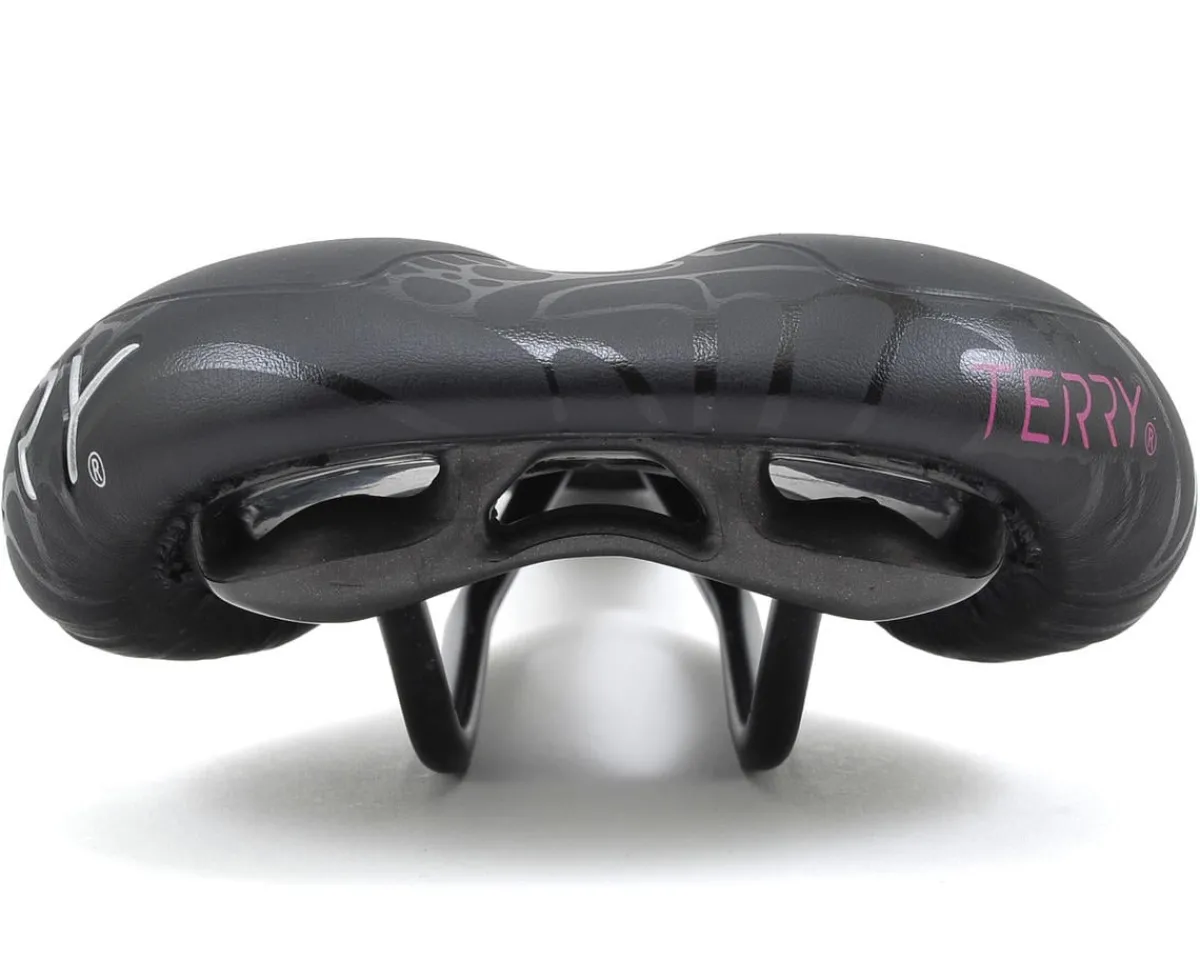 Terry Saddles & Seats|Women's Butterfly Chromoly Saddle (Black) (FeC Alloy Rails) (155mm)