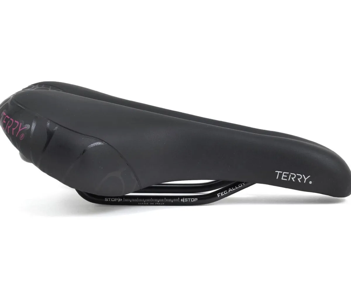 Terry Saddles & Seats|Women's Butterfly Chromoly Saddle (Black) (FeC Alloy Rails) (155mm)