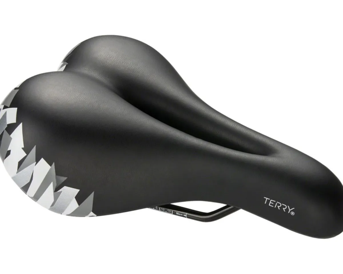 Terry Saddles & Seats|Women's Cite X Saddle (Black/Skyline) (Steel Rails) (175mm)