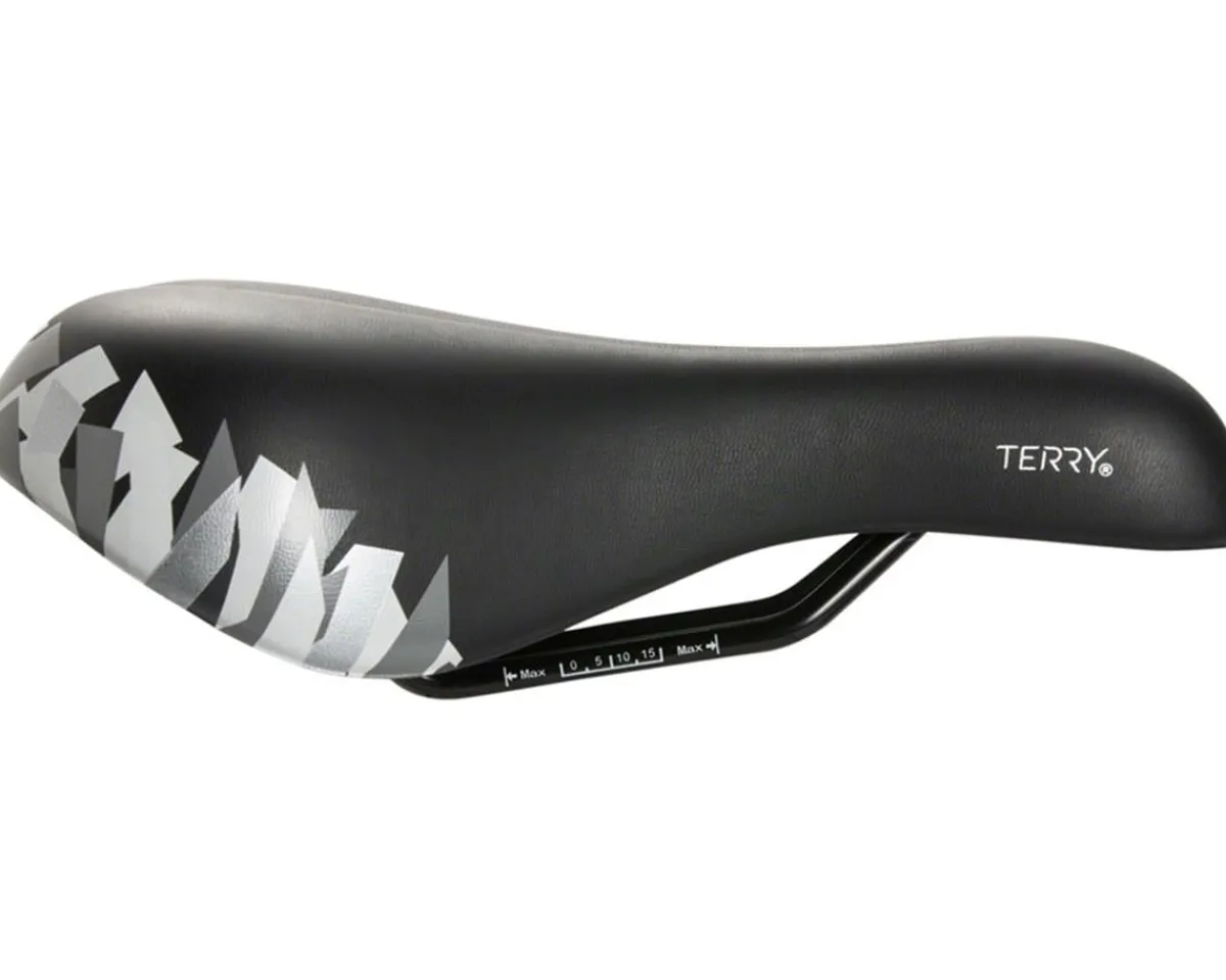 Terry Saddles & Seats|Women's Cite X Saddle (Black/Skyline) (Steel Rails) (175mm)
