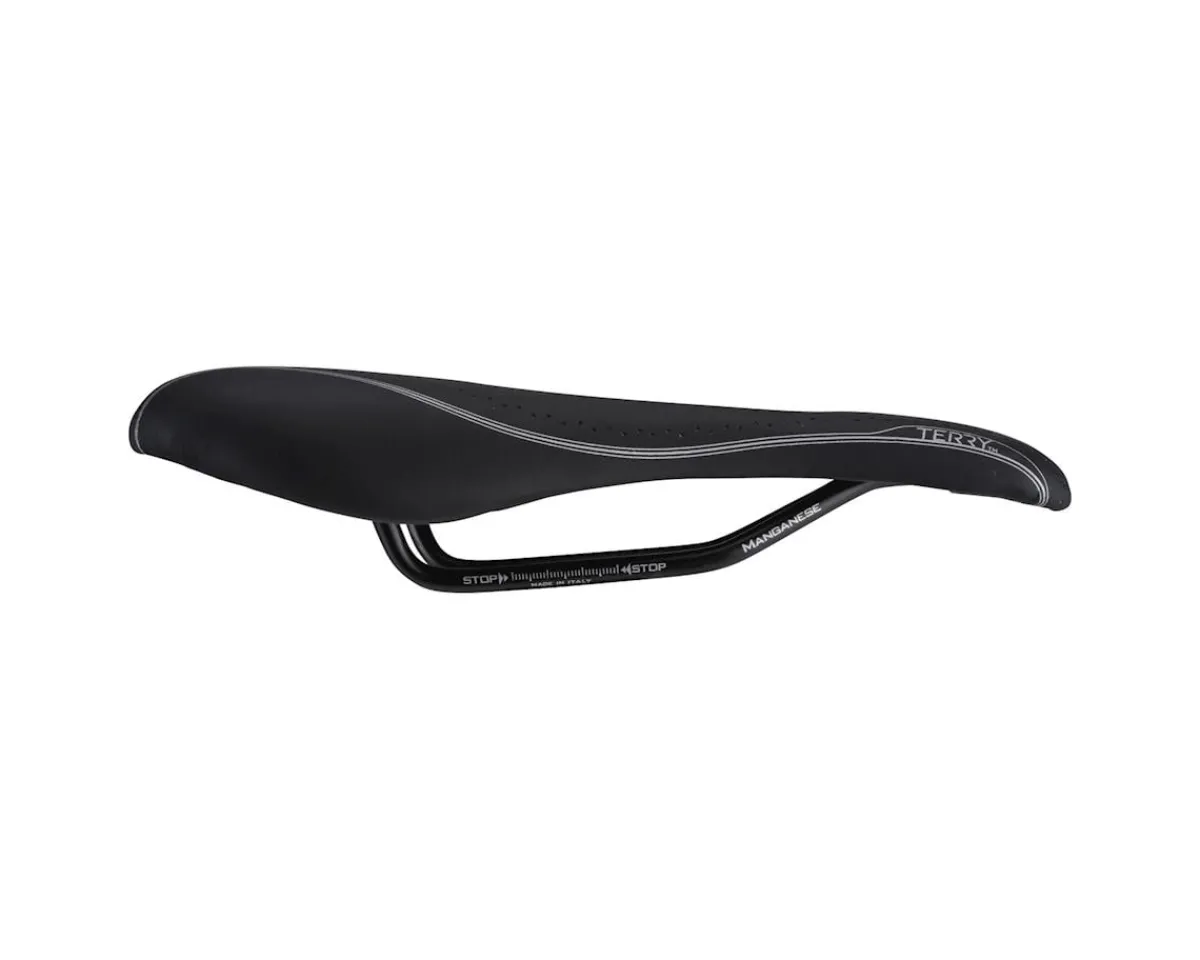 Terry Saddles & Seats|Holiday Shopping|Women's FLX Gel Saddle (Black) (Manganese Rails) (142mm)