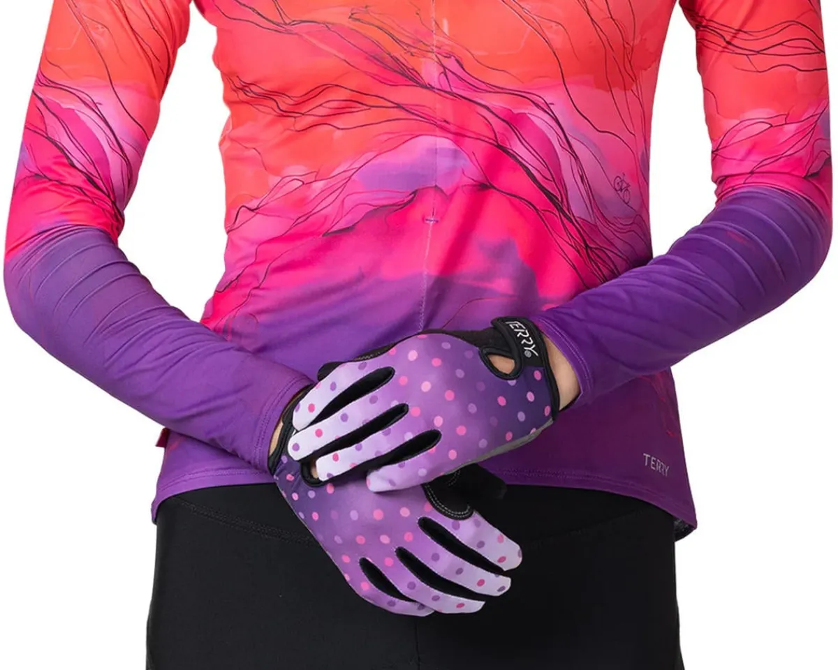 Terry Clothing Accessories|Clothing Sale|Women's Full Finger T-Gloves (Bedotted) (L)