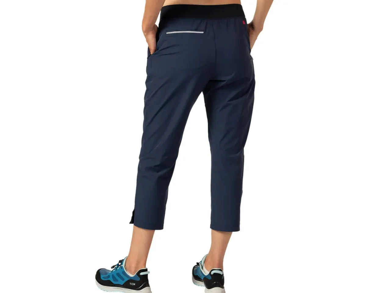 Terry Clothing Sale|Women'S|Women's Pedal Pusher Bike Capri (Black Iris) (XL)