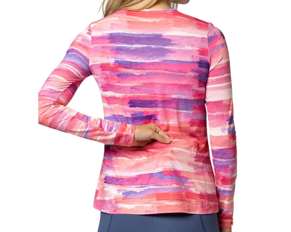 Terry Clothing Sale|Women'S|Women's Soleil Flow Long Sleeve Top (Lotus Flow) (S)