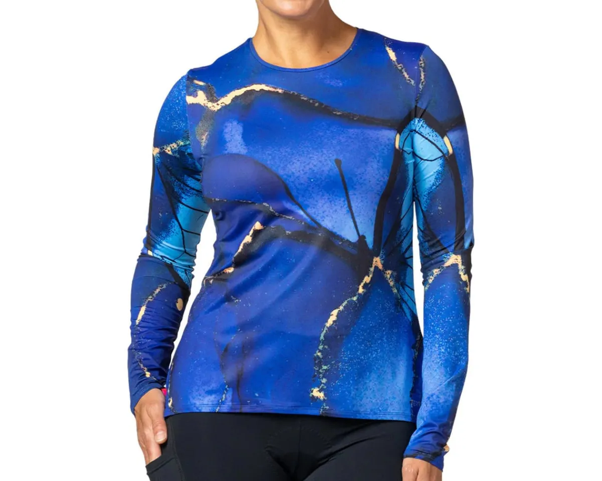 Terry Clothing Sale|Jerseys|Women's Soleil Flow Long Sleeve Top (Cracklewing) (S)