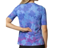 Terry Clothing Sale|Jerseys|Women's Soleil Flow Short Sleeve Top (Lavender Shimmer) (S)