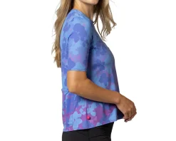 Terry Clothing Sale|Jerseys|Women's Soleil Flow Short Sleeve Top (Lavender Shimmer) (S)