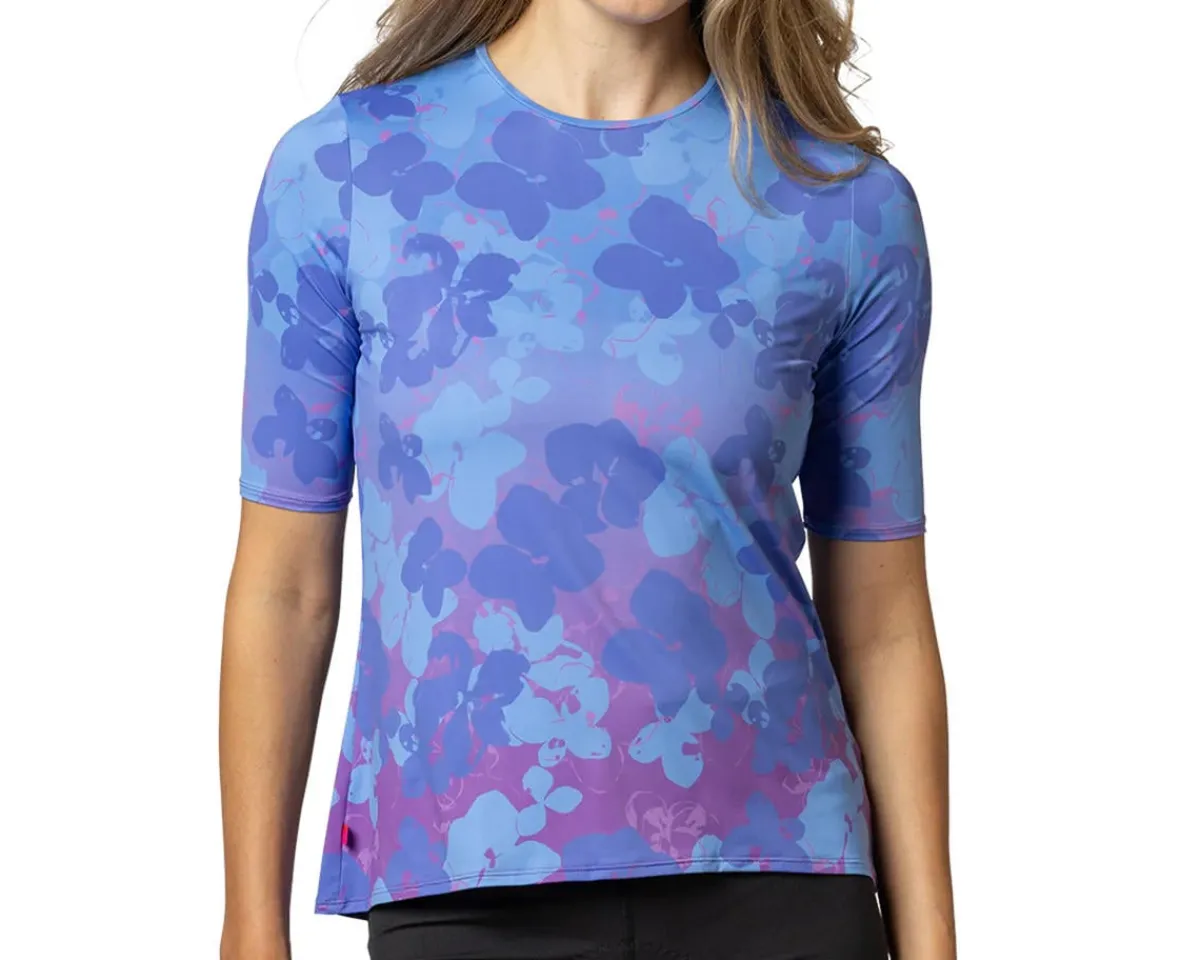 Terry Clothing Sale|Jerseys|Women's Soleil Flow Short Sleeve Top (Lavender Shimmer) (S)