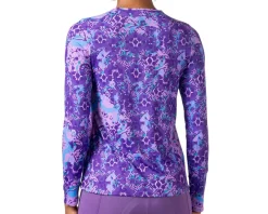 Terry Clothing Sale|Women'S|Women's Soleil Free Flow Long Sleeve Top (Wild Elegance) (S)