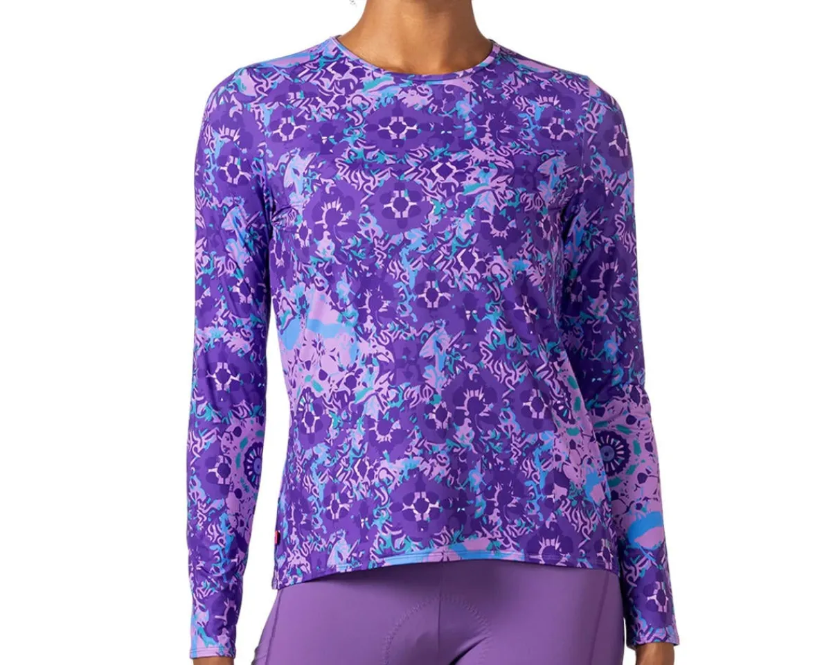 Terry Clothing Sale|Women'S|Women's Soleil Free Flow Long Sleeve Top (Wild Elegance) (S)