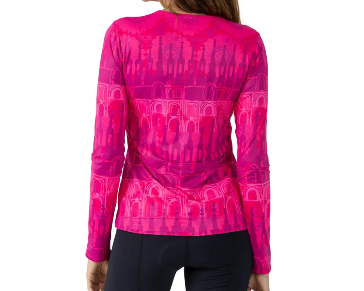 Terry Clothing Sale|Women'S|Women's Soleil Long Sleeve Top (Barcelona Sunrise) (S)