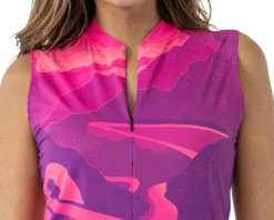 Terry Clothing Sale|Women'S|Women's Soleil Sleeveless Jersey (Costa Rosa) (L)