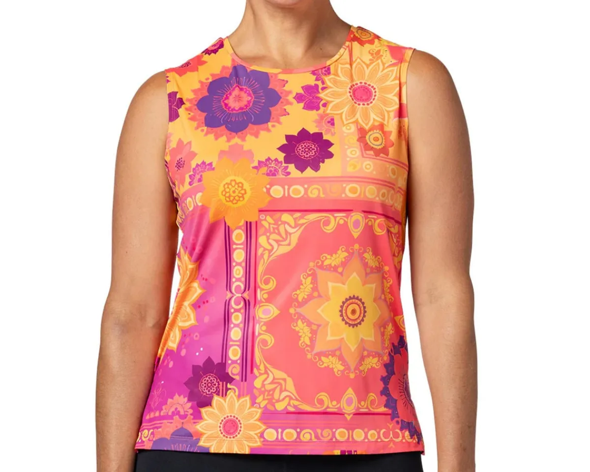 Terry Clothing Sale|Women'S|Women's Soleil Split Tank Sleeveless Jersey (Folklore) (S)