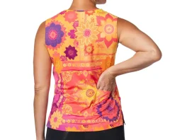 Terry Clothing Sale|Women'S|Women's Soleil Split Tank Sleeveless Jersey (Folklore) (S)