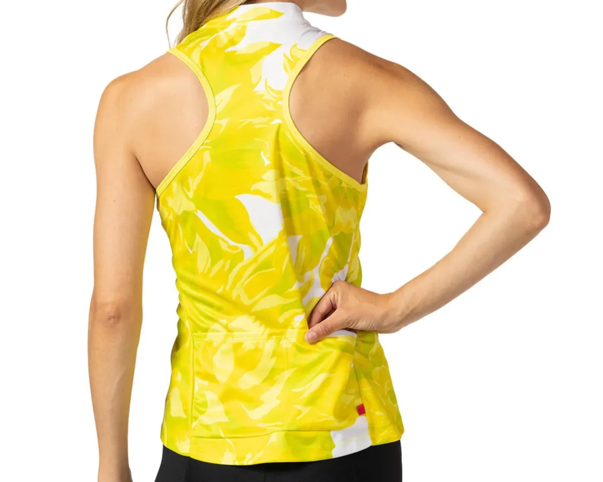 Terry Clothing Sale|Women'S|Women's Sun Goddess Sleeveless Jersey (Chartreuse) (XL)
