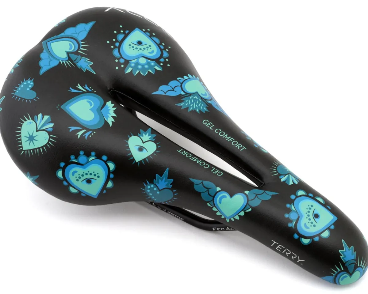 Terry Saddles & Seats|Women's Topo Gel Saddle (Milagro Noche) (FeC Alloy Rails) (150mm)