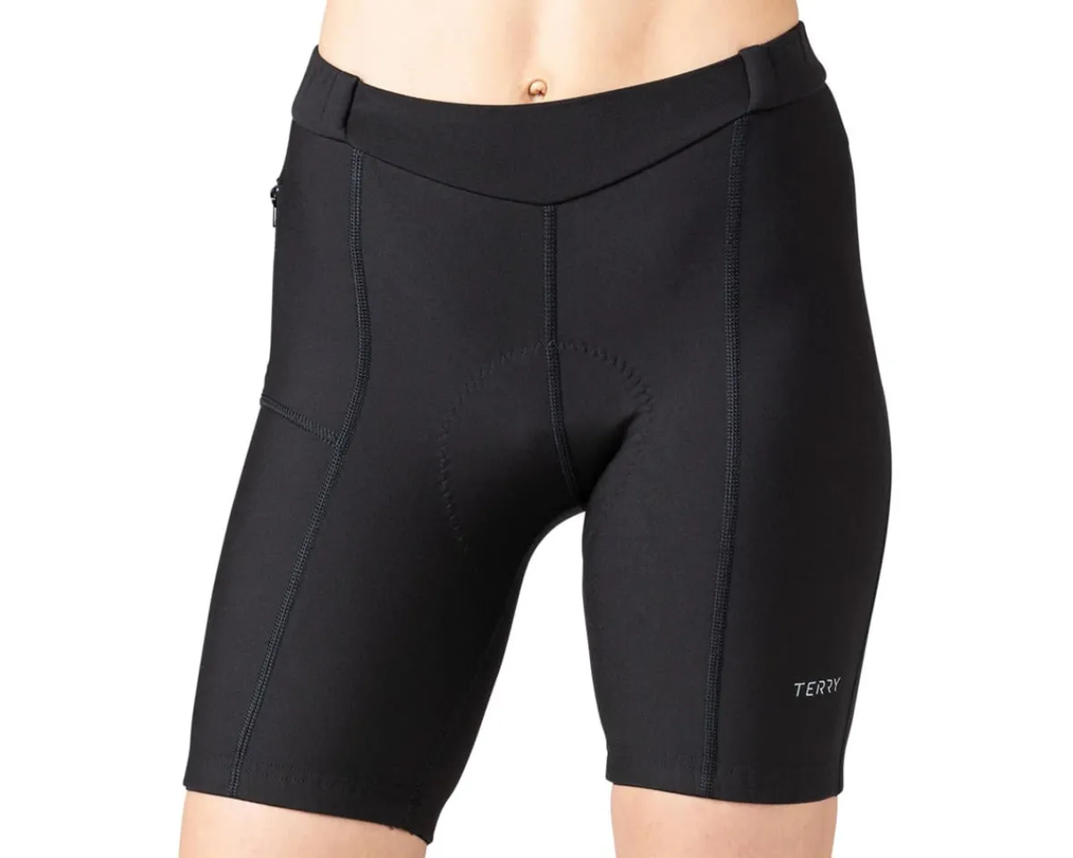 Terry Clothing Sale|Women'S|Women's 8" Touring Shorts (Black) (Regular Inseam) (XL)