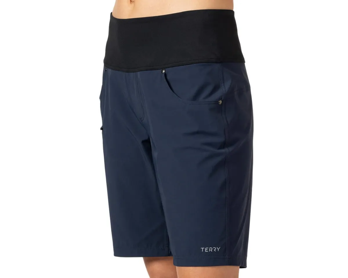 Terry Women'S|Shorts & Bibs|Women's Vista Short (Black Iris) (No Chamois) (L)