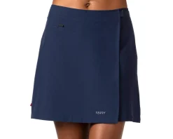 Terry Shorts & Bibs|Women's Wrapper Bike Skirt (Black Iris) (S)