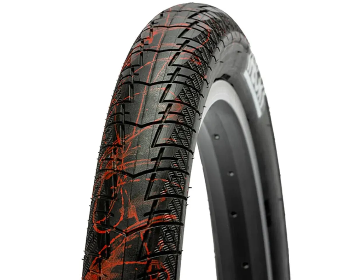 Theory Tires|Method BMX Tire (Black/Red Splatter) (29") (2.5")