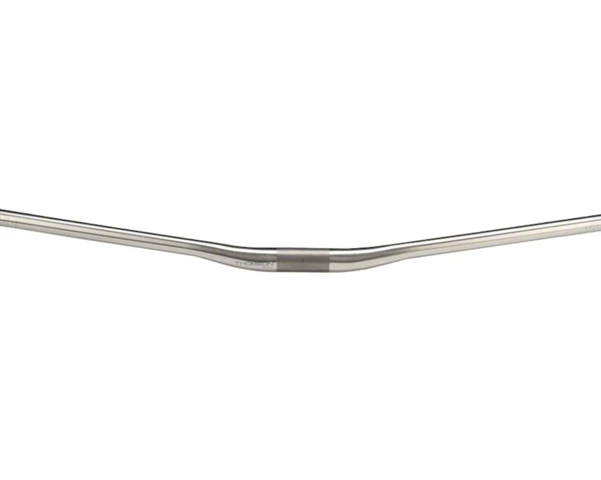 Thomson Handlebars|MTB Titanium Riser Handlebar (Silver) (31.8mm) (15mm Rise) (800mm) (5/8° Sweep)